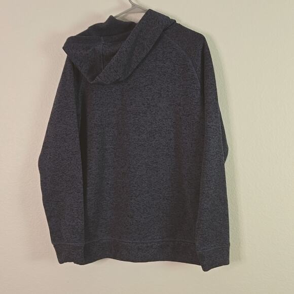 Blue women's fleece Hoodie - Picture 2 of 5